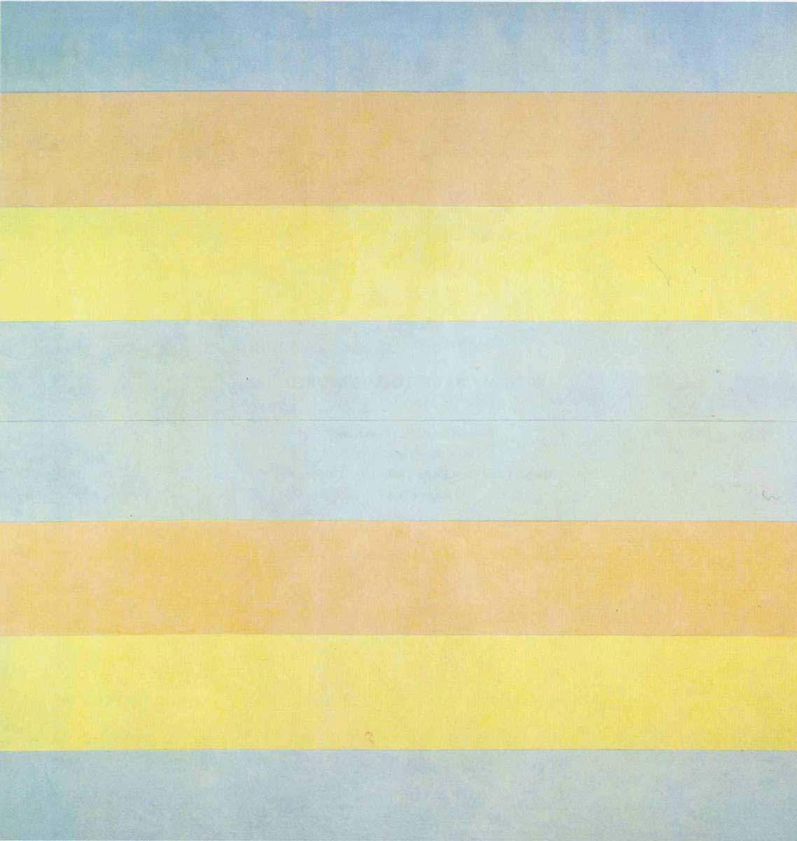 agnes martin cu spatele la pictura lumii